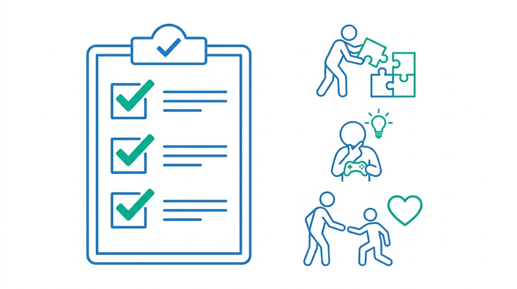 パズル好き・攻略法を考える・助けたい気持ちの3つのチェックリスト